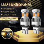 2X Amber LED Bulbs for Turn Signal Light (Plug & Play)