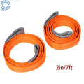 2X Polyester Rigging Straps 2" x 7 FT 18800lbs Capacity