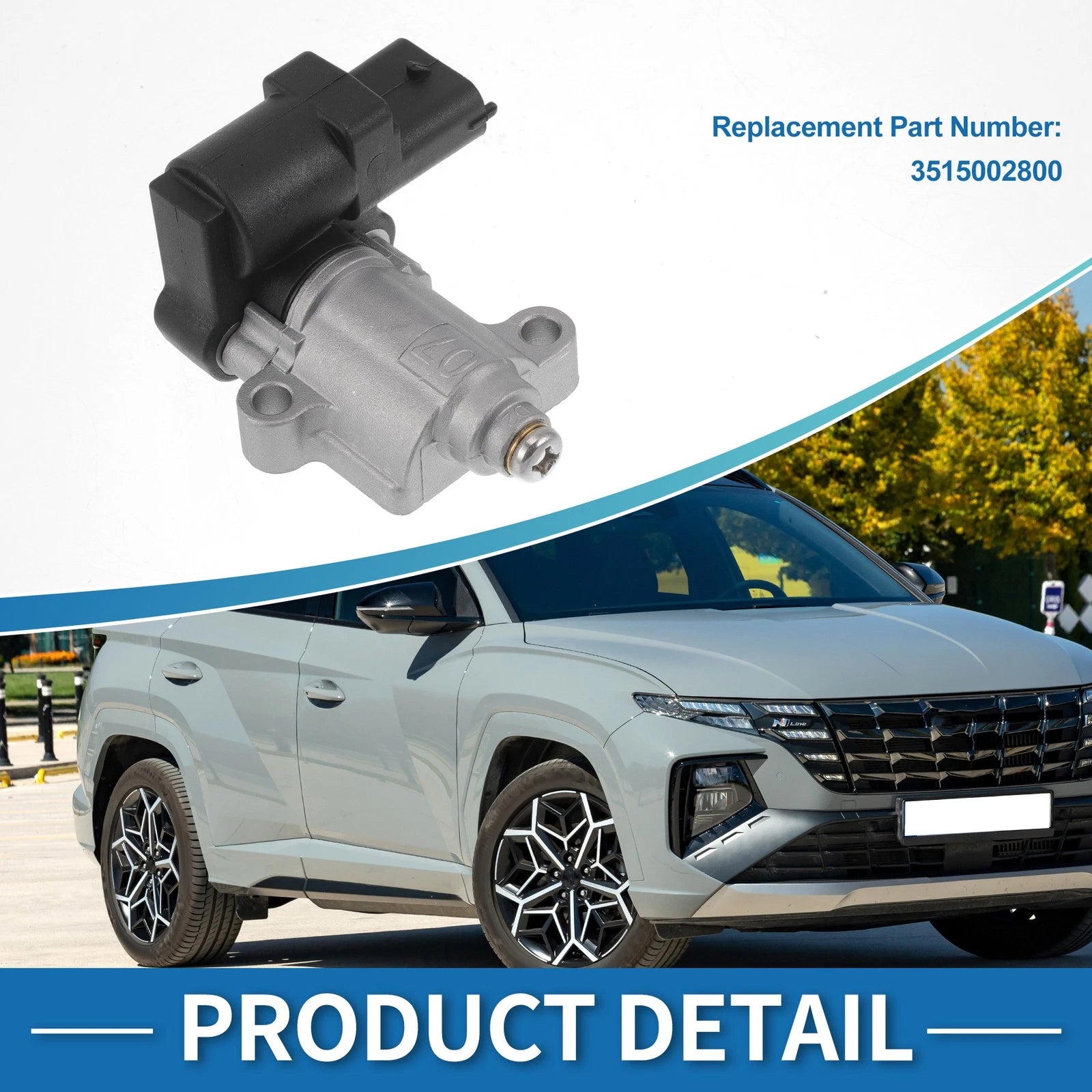 Idle Air Control Valve No. 3515002800 for Hyundai Tucson (2005–2009)