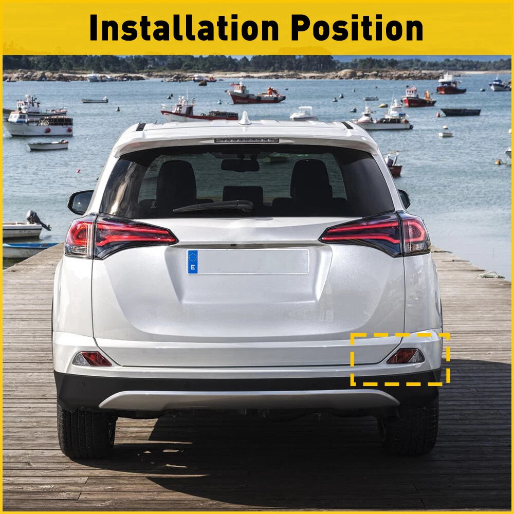 Right Side Rear Bumper Reflector Light for Toyota RAV4 (2016–2018)
