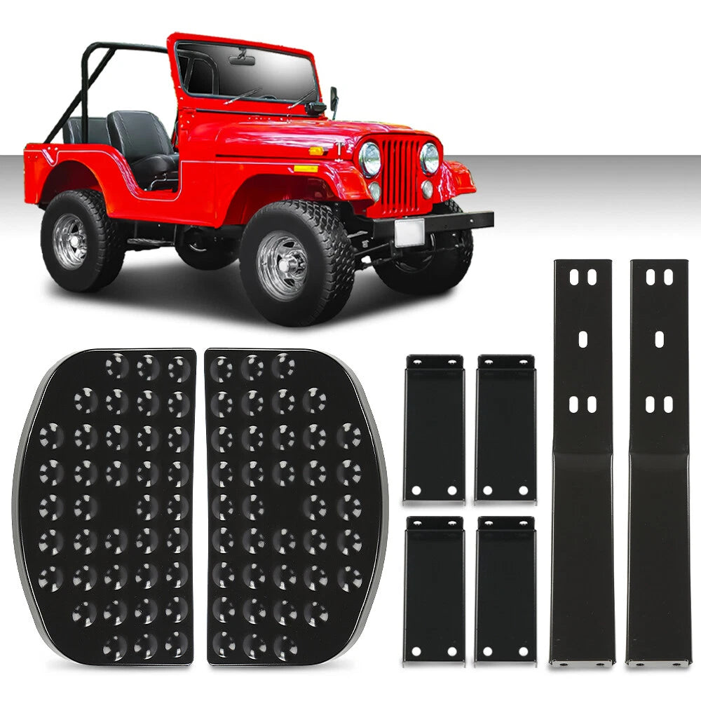 Side Step Kit for Willys CJ2A CJ3A CJ3B M38 CJ5 (Pair)