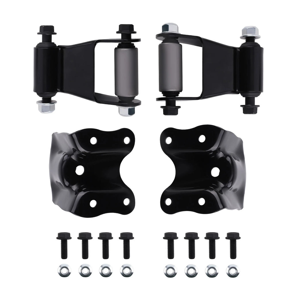 Set of 2 Rear Leaf Spring Shackle Bracket Hangers for Ford F150 F250 (1980–1996) 722-101