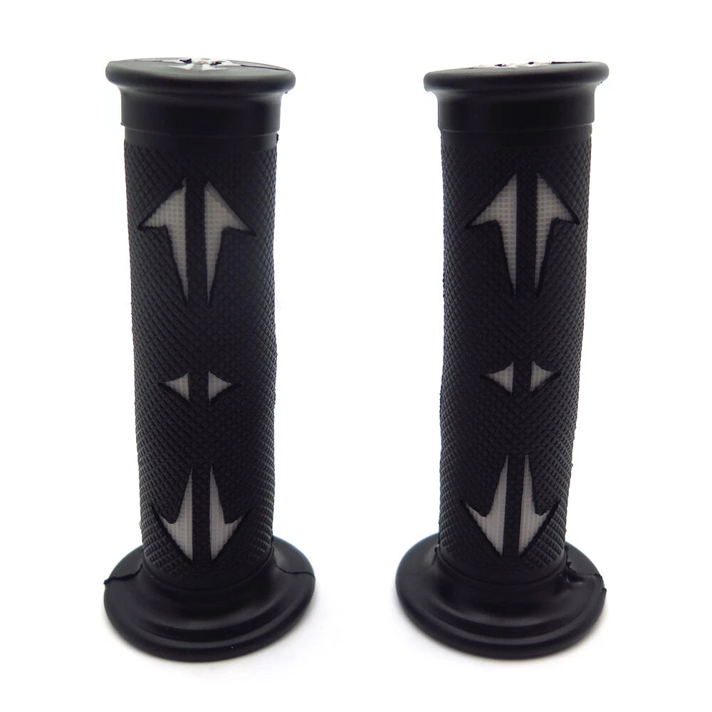 Set of 2 Rubber Hand Grips for Yamaha Dirt Bike (7/8" Left, 1" Right)