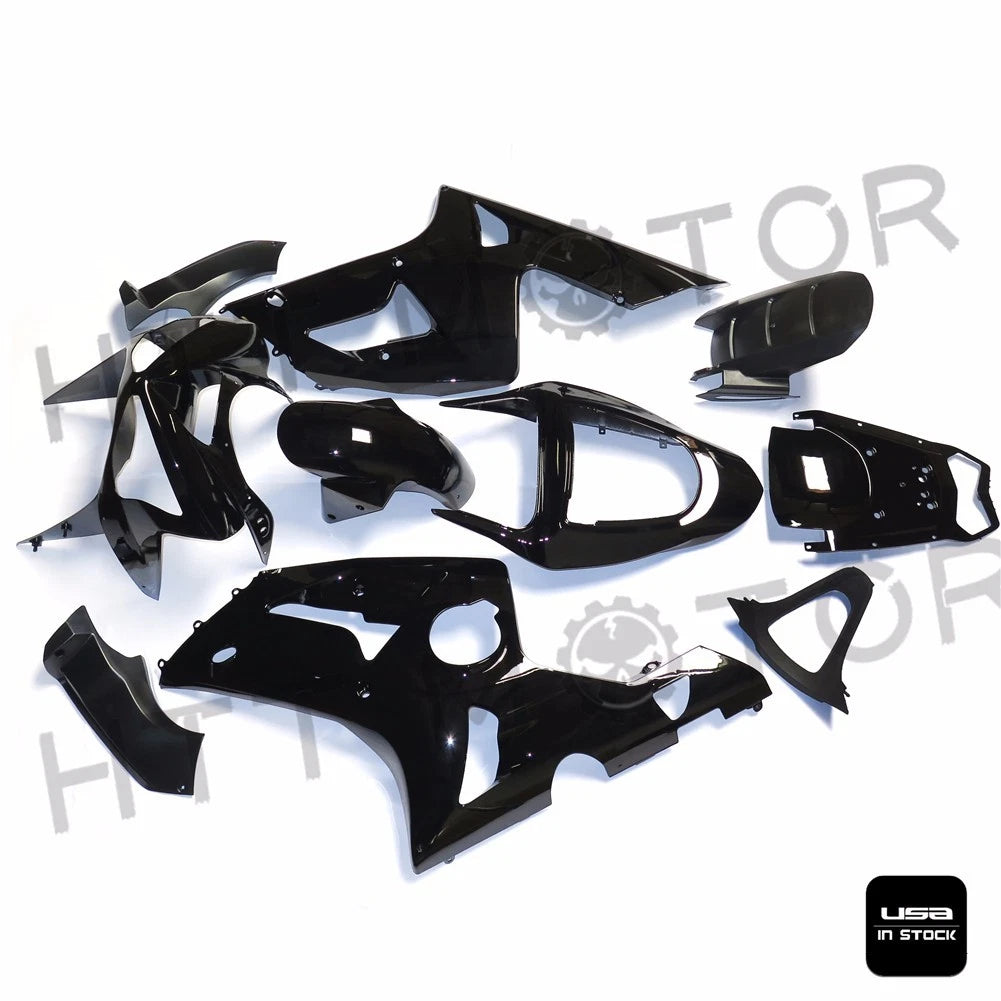 Fairing Kit for Kawasaki Ninja ZX6R 636 (2003–2004) - Glossy Black ABS