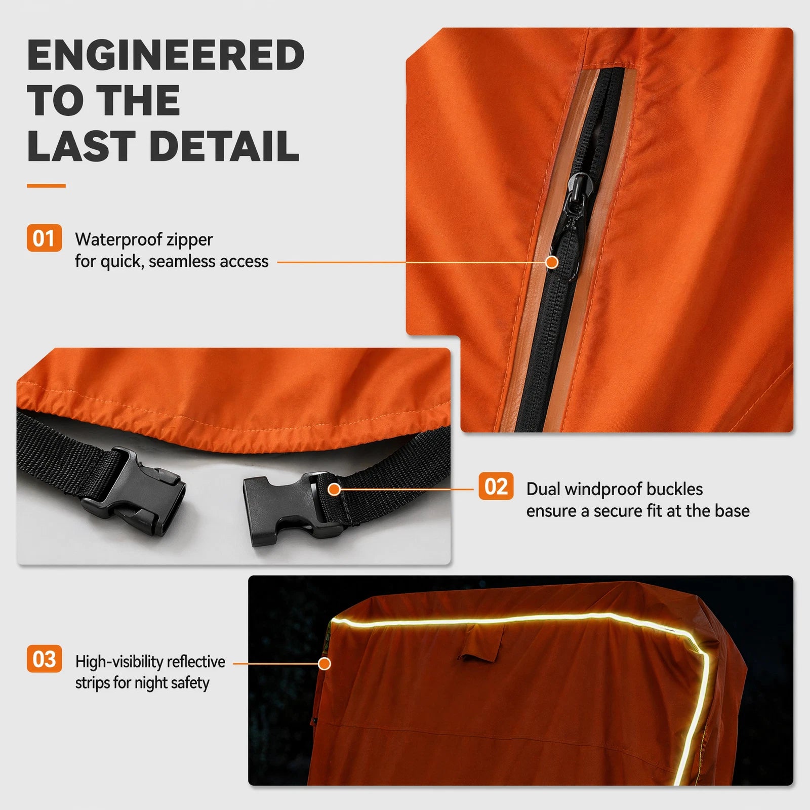 420D Scissor Lift Cover 76" X 35" X 82" for JLG Genie Skyjack UpRight