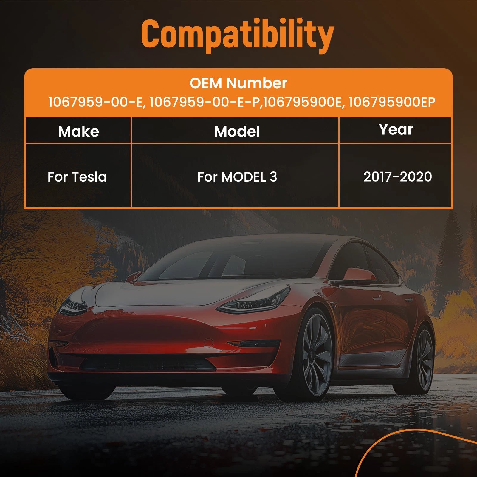 PDC Wire Harness Assembly for Tesla Model 3 (2017–2020)