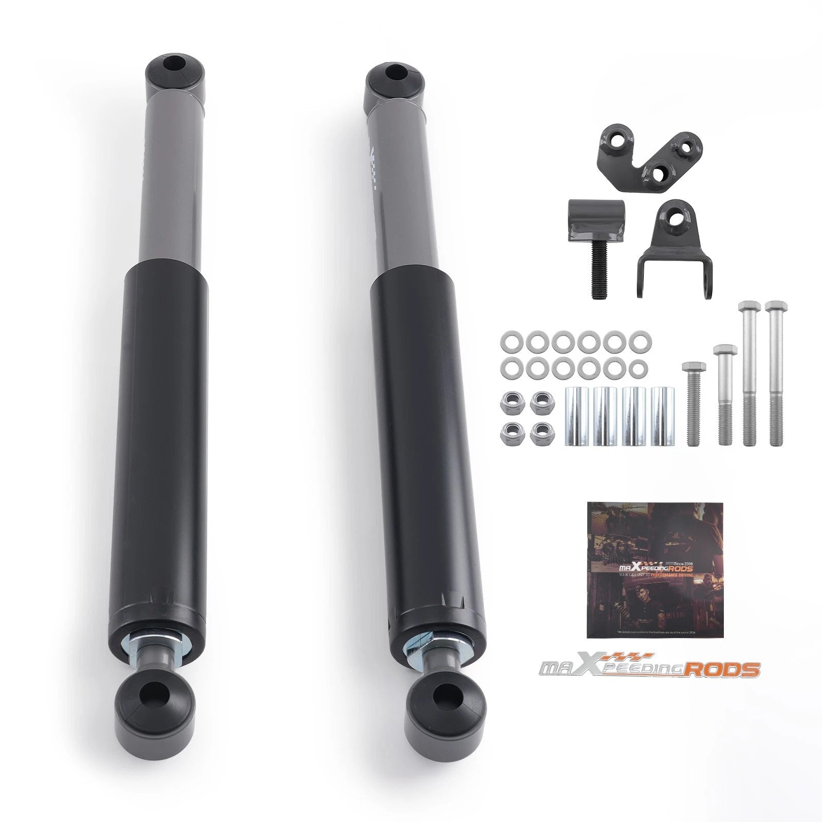 Dual Steering Damper for Jeep Wrangler Rubicon TJ LJ (2003–2006) 2.5"-6.5" Lift