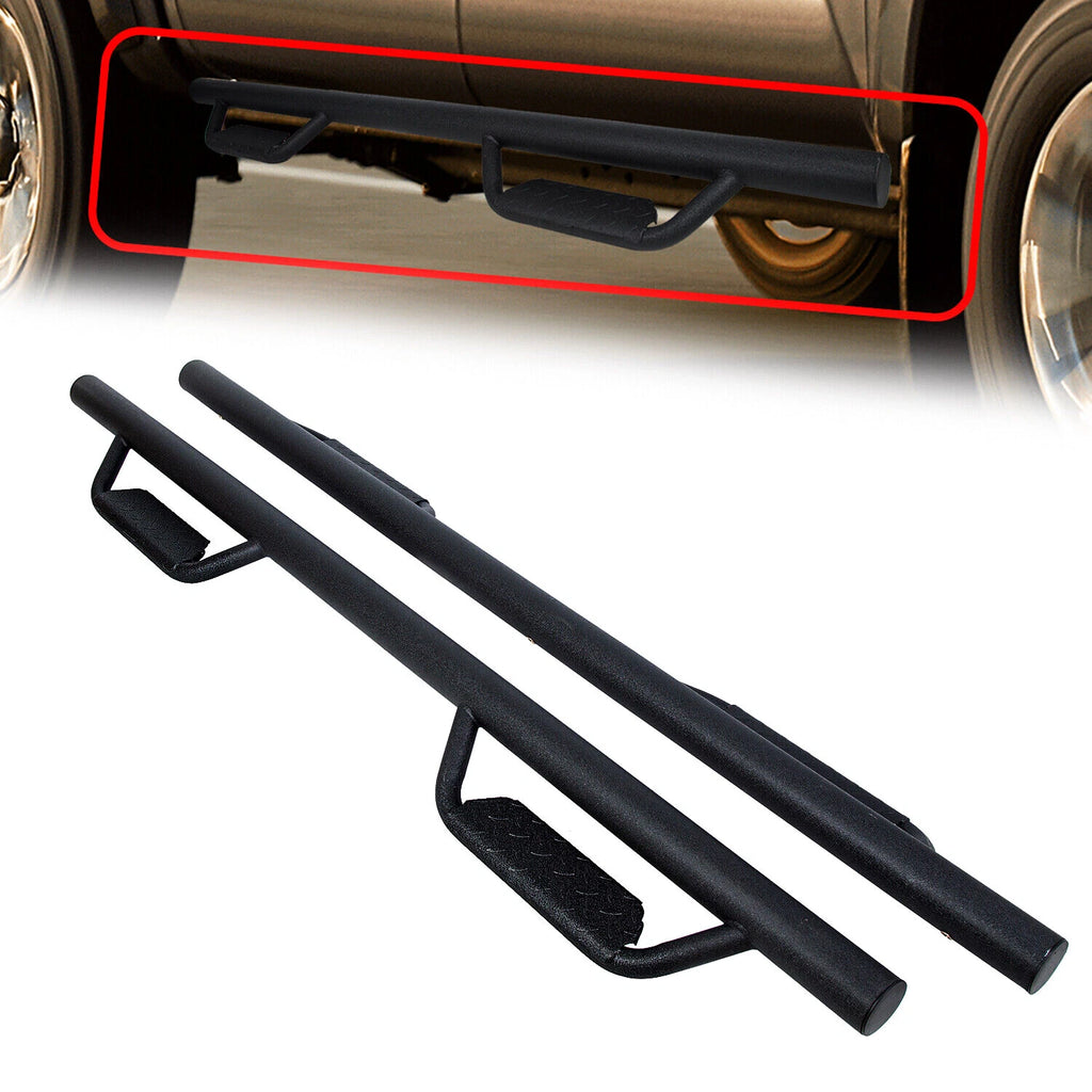 Running Boards for Toyota Tacoma (2005–2023) Black Side Steps Nerf Bar