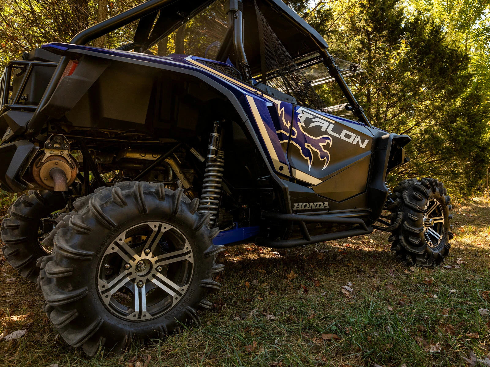 SuperATV Heavy Duty Nerf Bars for Honda Talon 1000X / 1000R (2019–2023)