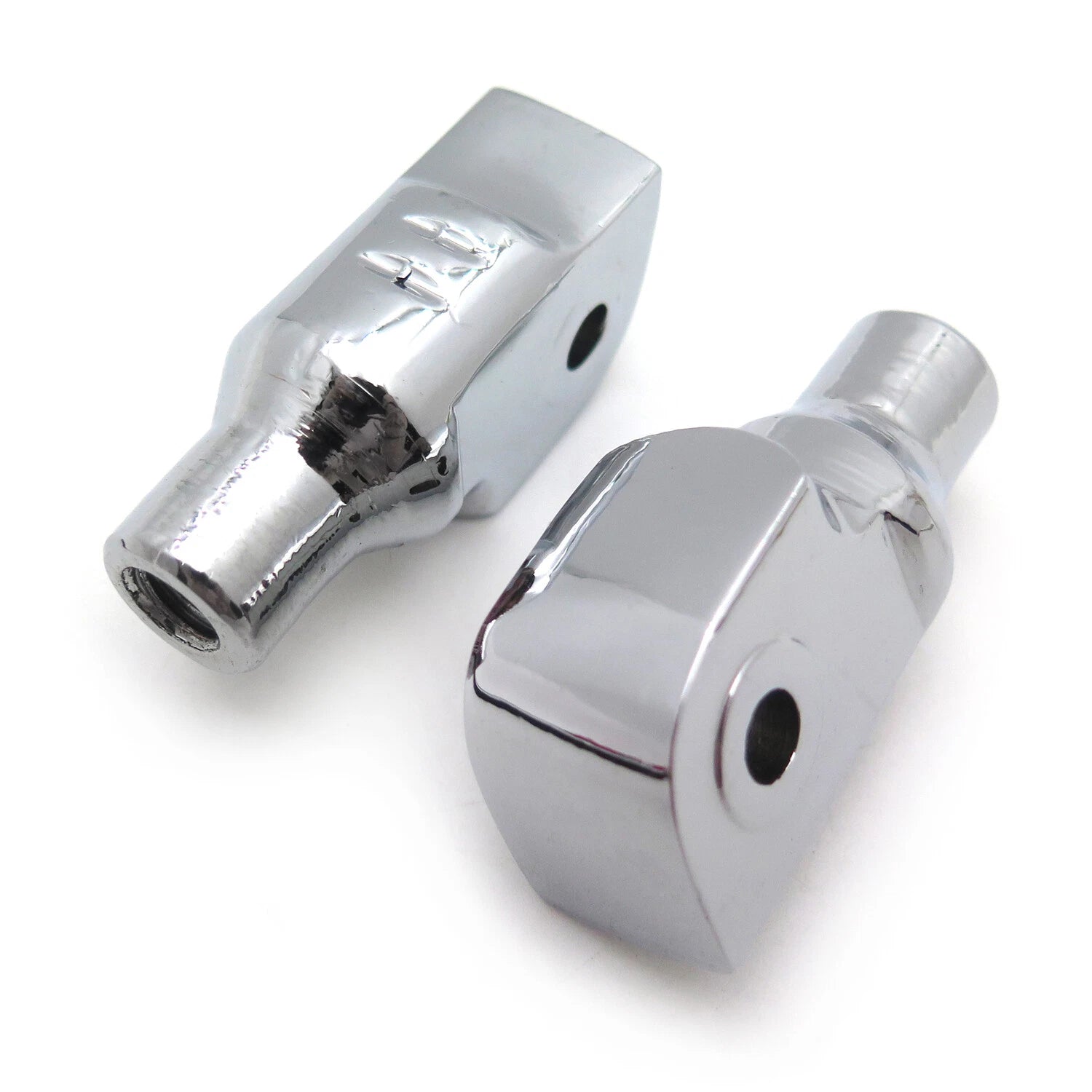 Chrome Foot Pegs Adapter for Yamaha VStar, Road, Royal Star, Boulevaro