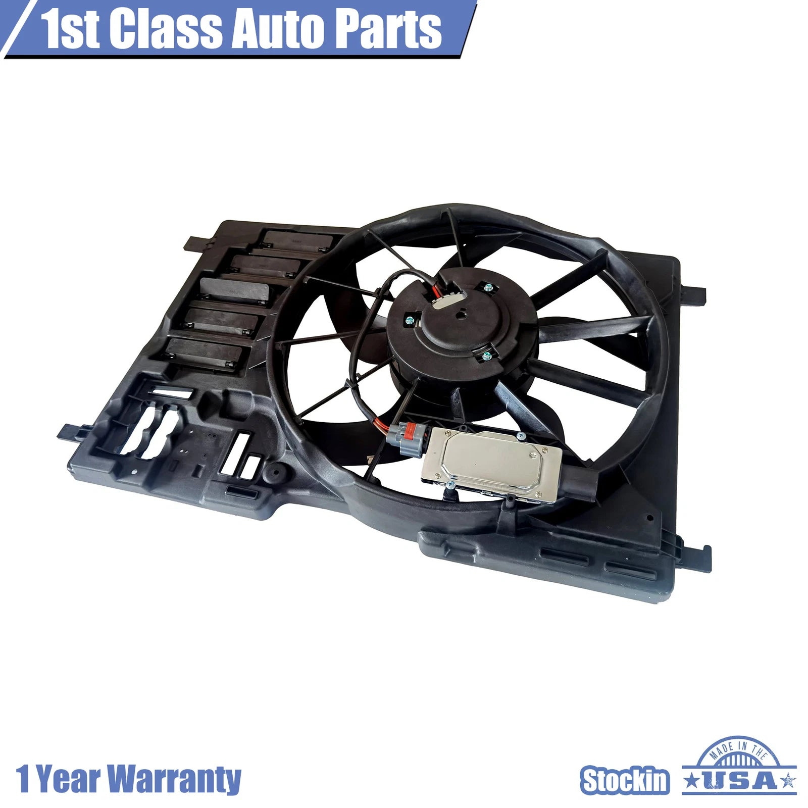 Engine Cooling Fan Assembly for Audi A4 A5 Q5 S4 S5 (2007-2017)