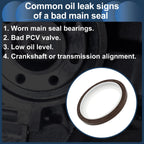 Crankshaft Oil Seal for Cadillac Escalade, Chevrolet Silverado (No. 89060436)