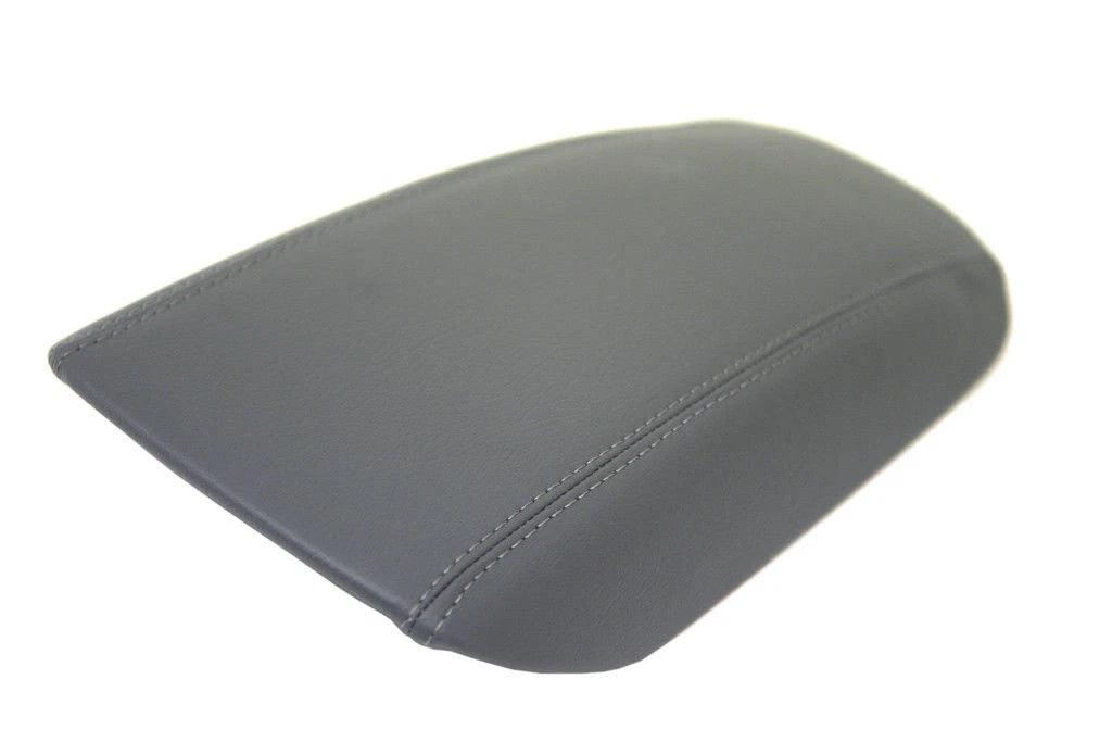 Center Console Armrest Cover for Ford Fusion (2013–2020) Gray Leather Synthetic