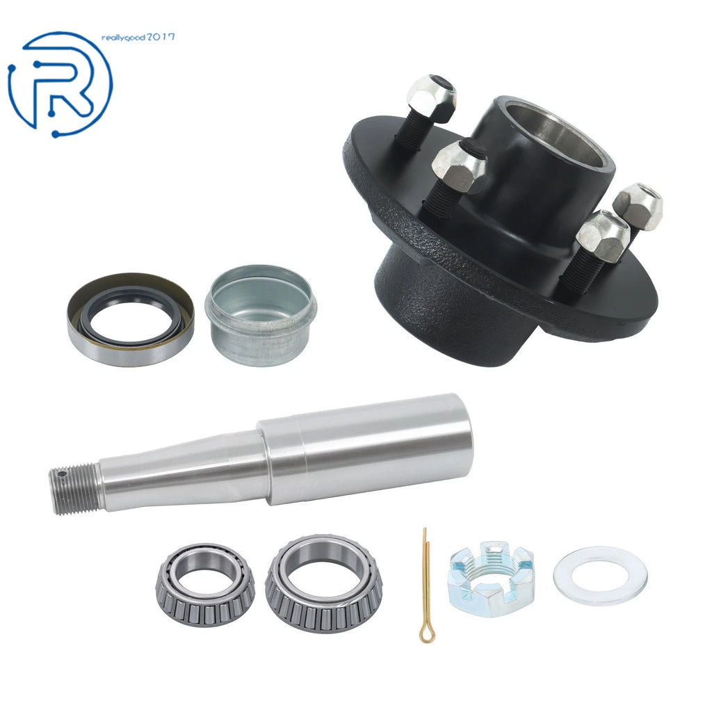 5-Bolt On 4-1/2" Trailer Hub Kit #84 for 3500lbs Axle