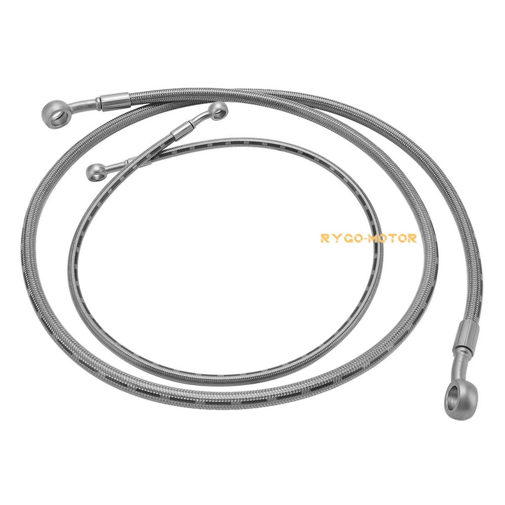 Front Left & Right Brake Lines for Polaris Ranger 800 500 400 EV Crew (2006–2018)