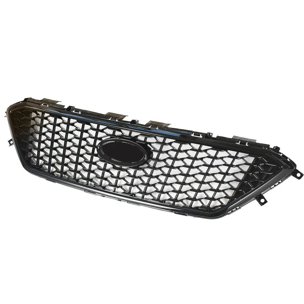 Grille for Hyundai Sonata (2015–2017) Front Upper Mesh Black W/O Radar Hole