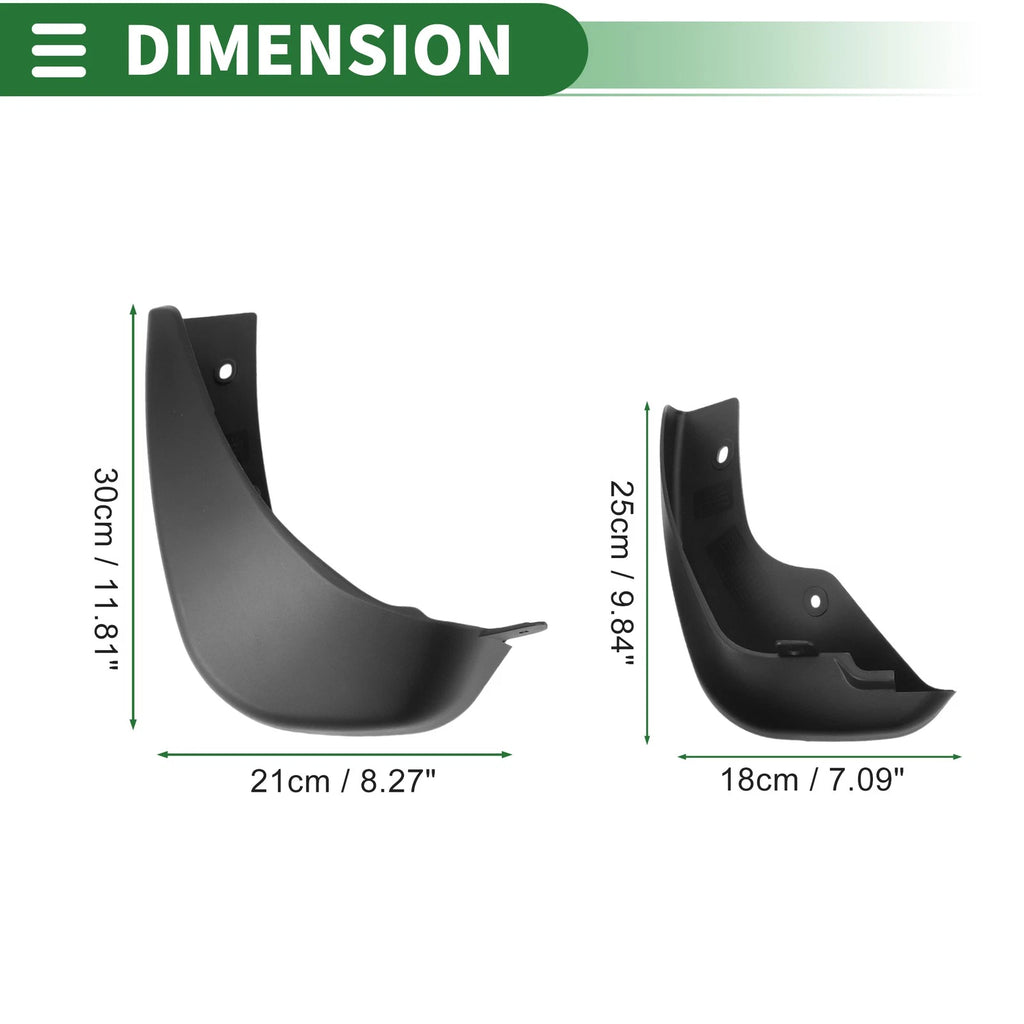 Set of 4 Mud Flaps Splash Guards for Nissan Juke (2011–2015)