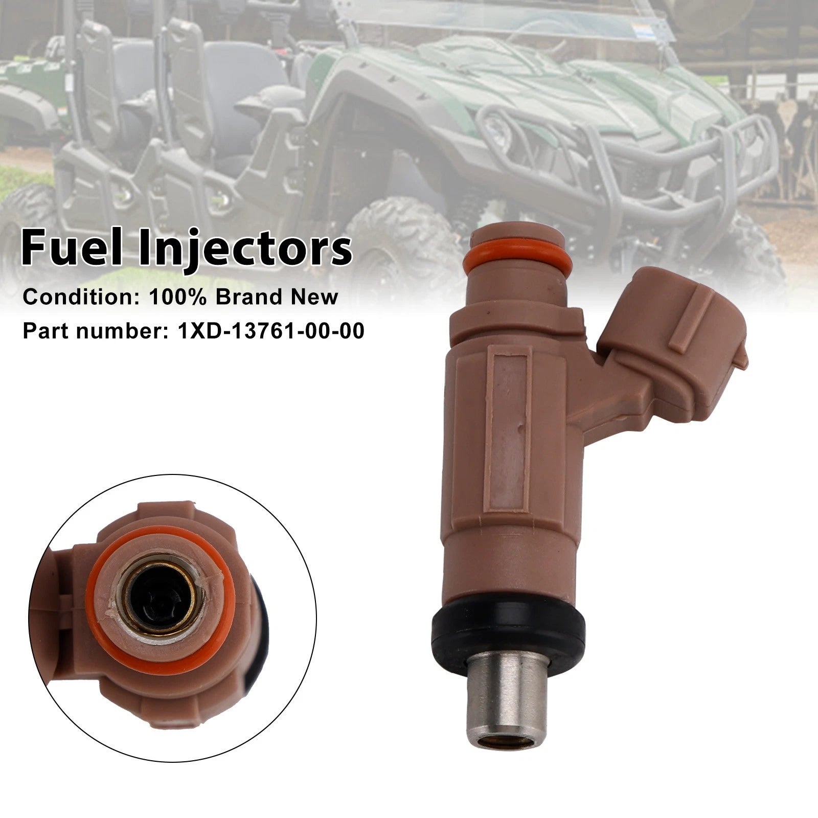 Fuel Injectors 1XD-13761-00-00 for Yamaha Grizzly 700, Viking, Kodiak (2014–2020)