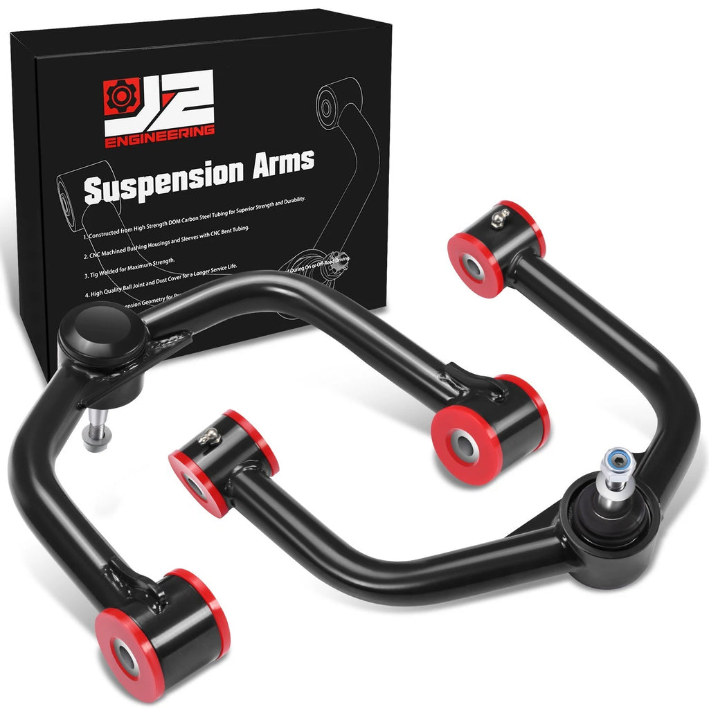 Set of 2 Black Front Upper Control Arms for Nissan QX56 QX80 Armada Titan (2004–2024)