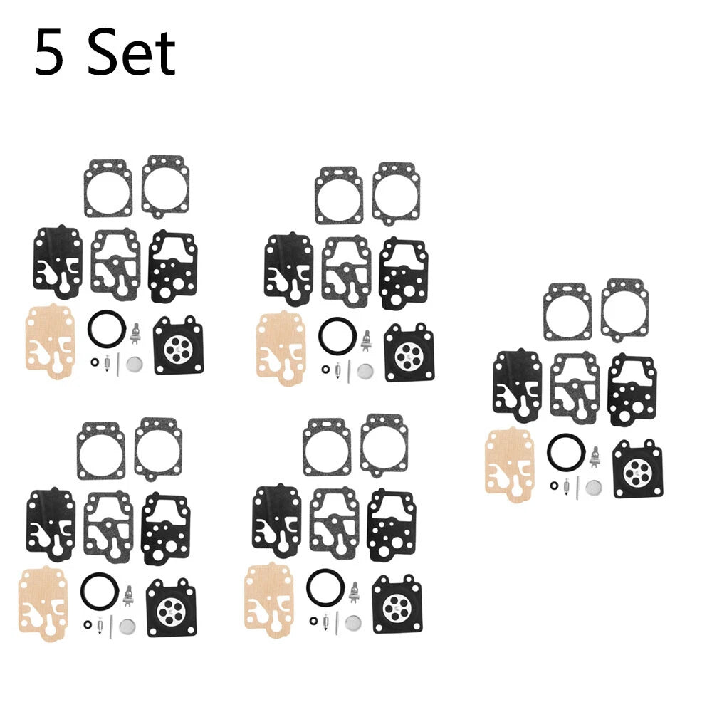 Set of 5 Carburetor Diaphragm Gasket Kit for Honda GX25 GX35 (K20-WYJ)