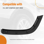 Fender Flare Molding for Jeep Compass (2017–2022) Rear Left 5UP19RXFAC Black