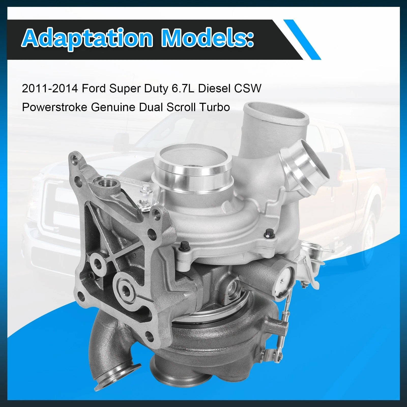 Turbocharger for Ford F250 F350 F450 Super Duty 6.7L (2011–2014)
