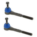 Set of 2 Front Outer Steering Tie Rod Ends for Chevrolet Astro Safari (1996–2005)