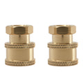 1/4" Quick Connect to Female NPT Pressure Washer Coupler Adapter Brass 5000 PSI