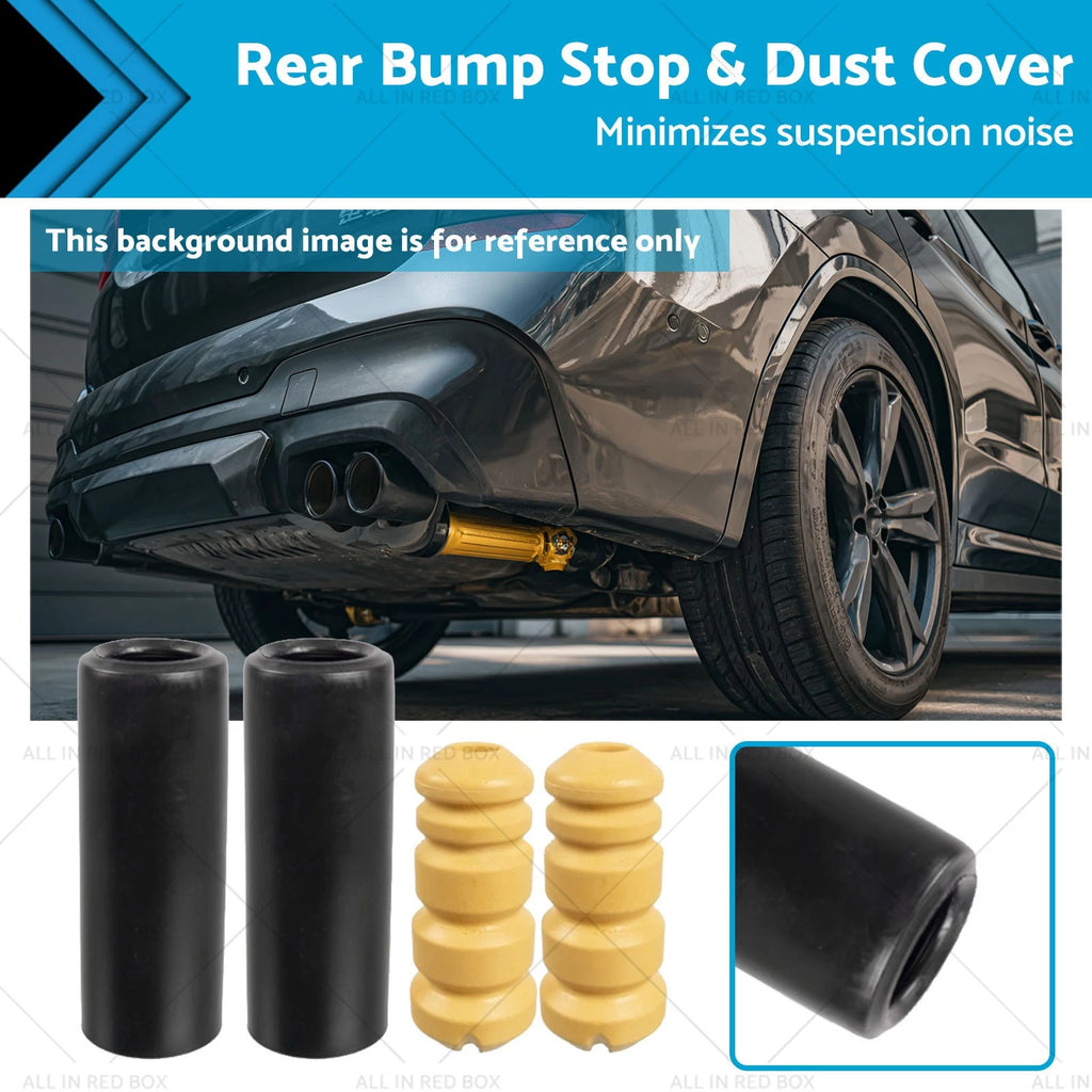 2X Rear Bump Stop & Dust Cover for BMW X3 E83 (2003–2010)