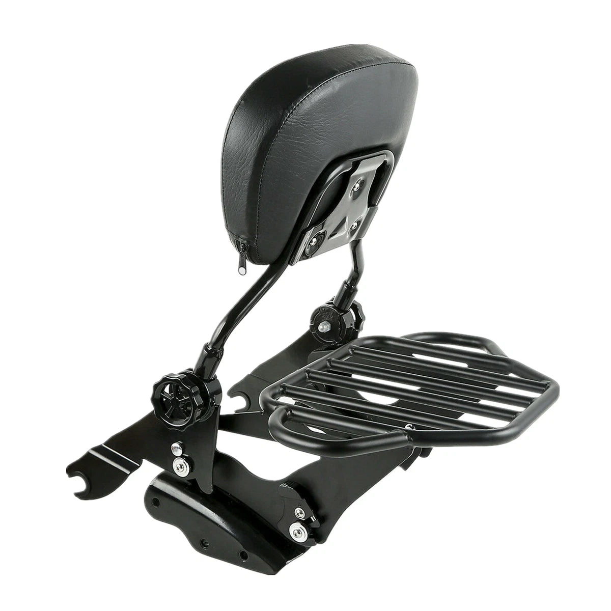 Sissy Bar Luggage Rack & 4 Point Docking for Harley Touring (2009–2013)