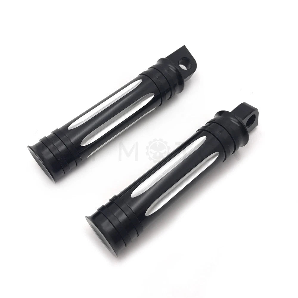 CNC Edge Cut Foot Pegs for Harley Sportster, Softail, Dyna