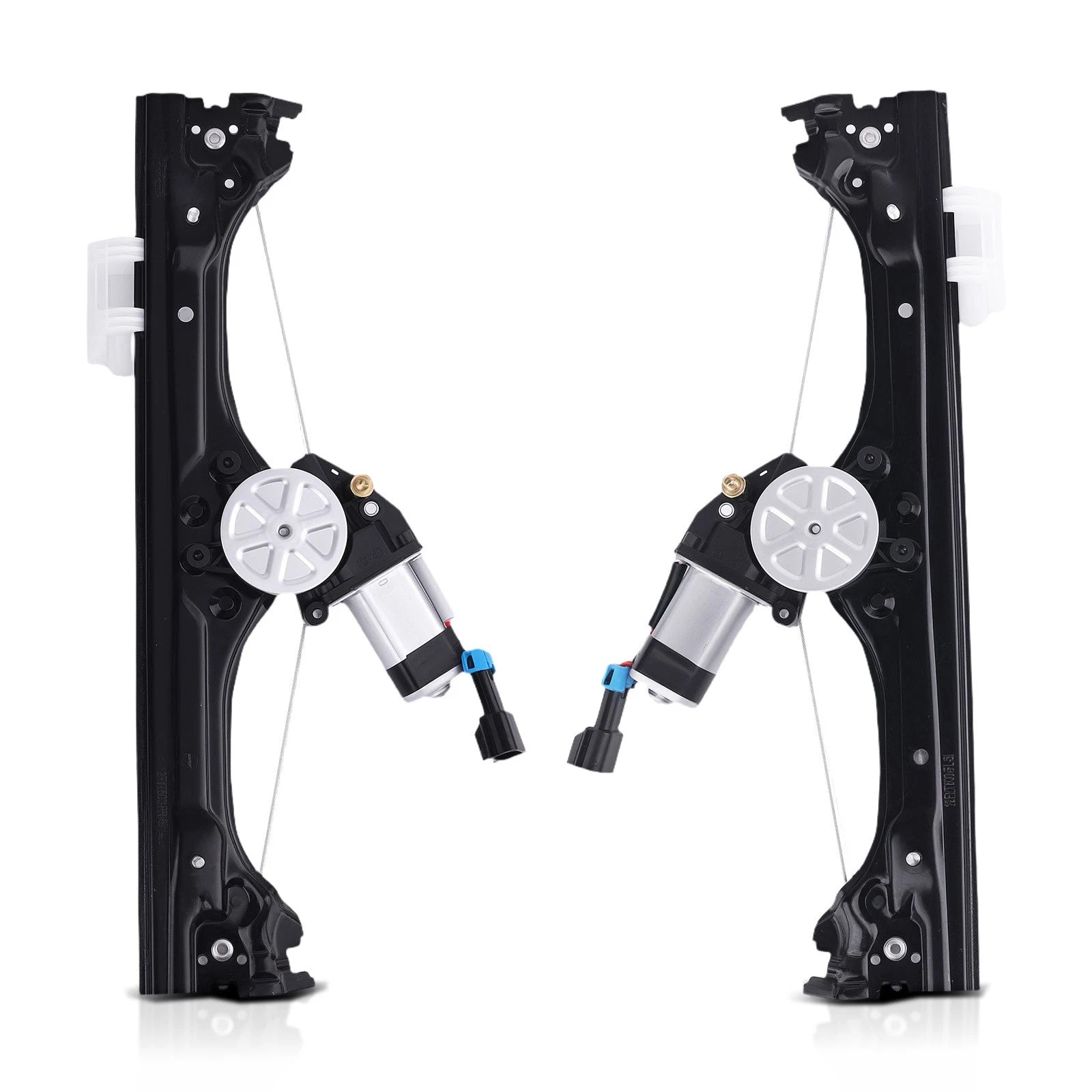 2X Window Regulator w/ Motor for Fiat 500 (2012–2019) Front L&R 68070266AC 68070267AC