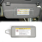 Sun Visor Mirror Frame Cover for Mercedes-Benz S-Class W220 (1998-2005) Grey