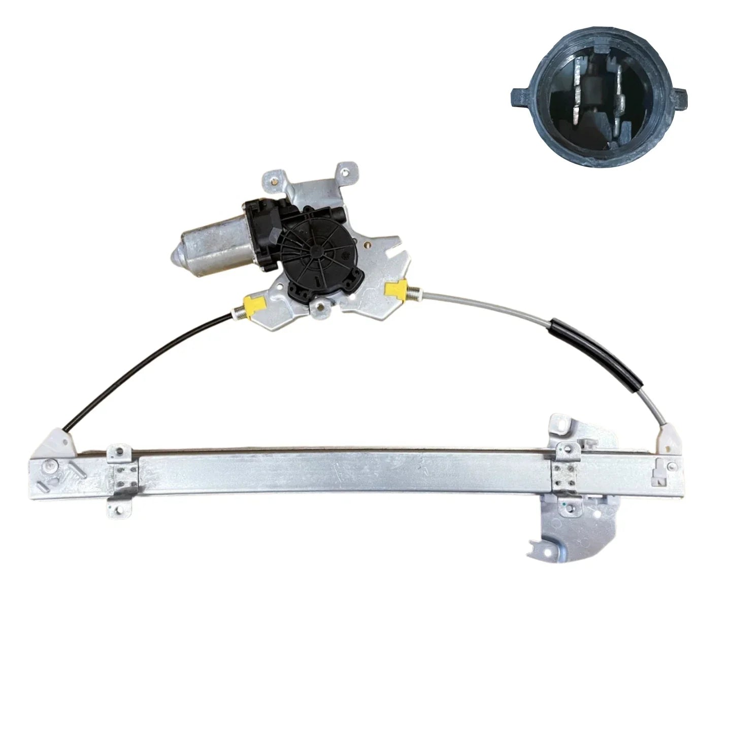 Front Left Window Regulator With 2 Pin Motor Nissan Navara D40 (2005–2015)
