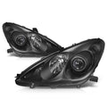 Projector Headlights for Lexus ES330 (2004–2006) - Black Housing, Clear Corner