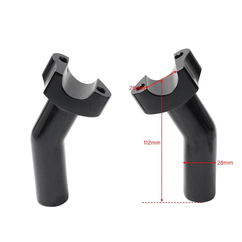 4.5" Pullback Handlebar Riser Top Clamp for Harley 1" Bar