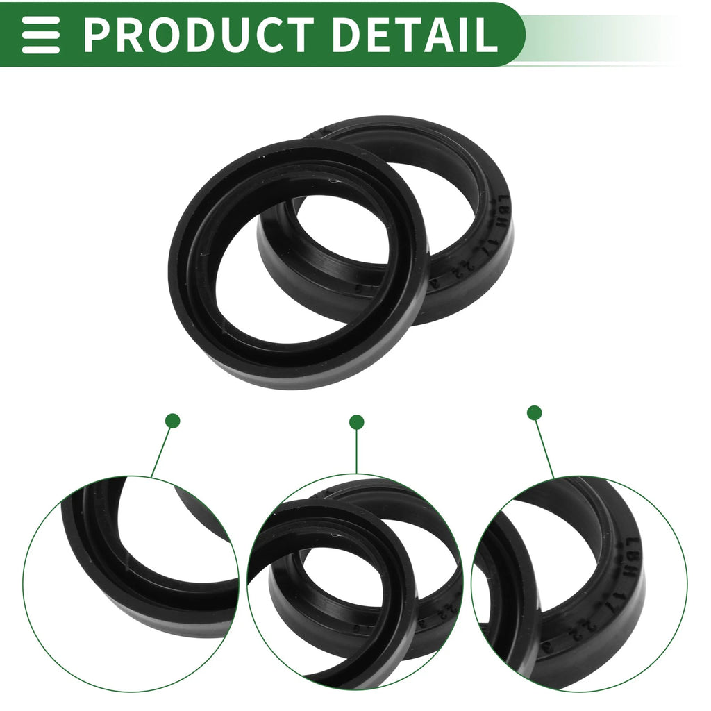 Set of 5 Oil Seal Rotary Shaft Seal NBR Rubber 17x22x3.5mm