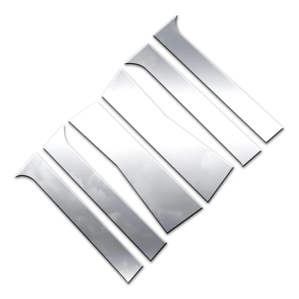Pillar Post Trim Stainless Steel Replacement 6Pc W O Logo for Dodge Nitro (2008–2011)