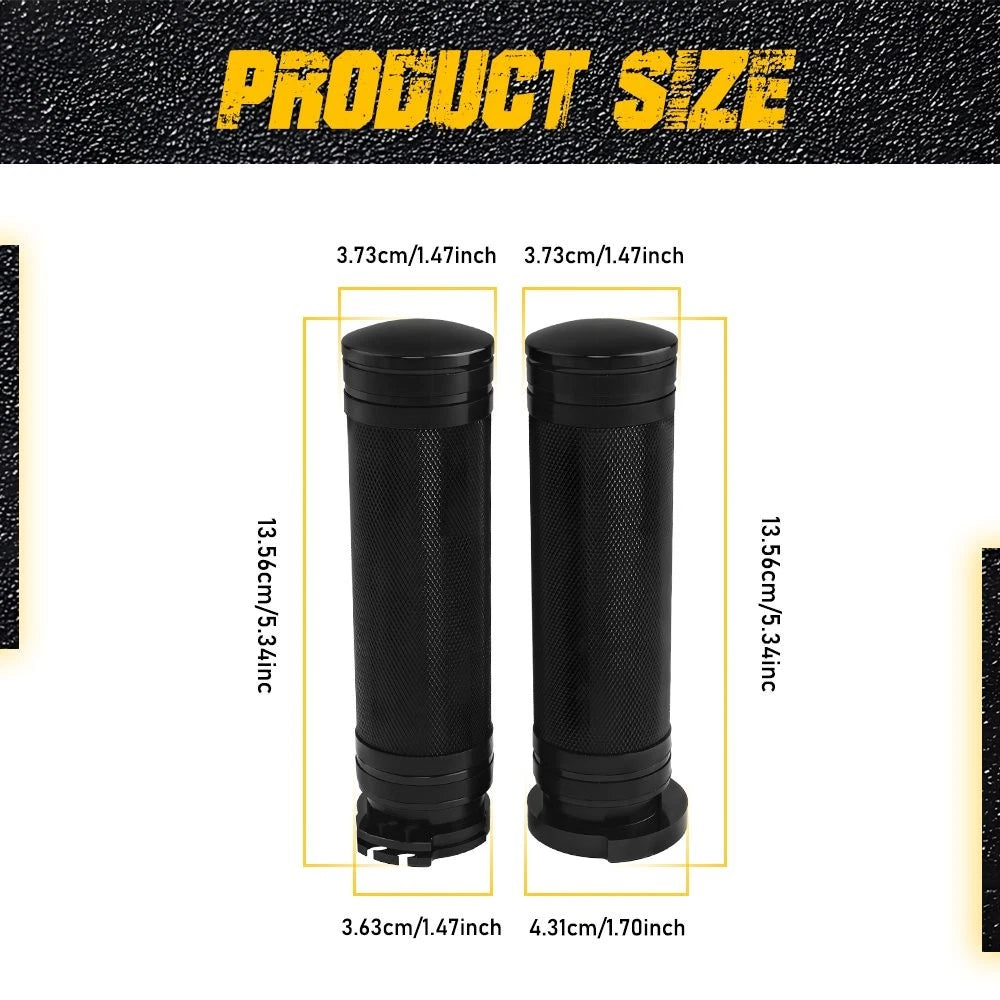 Set of 2 Handlebar Hand Grips for Harley Street XG500 XG750 (2015–2020) Black