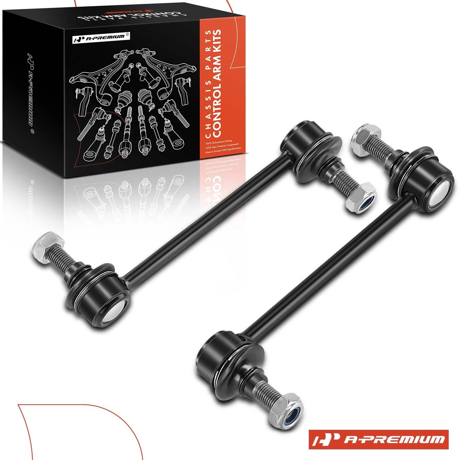 2X Front Stabilizer Sway Bar End Links for Ford Fusion (2006–2012)