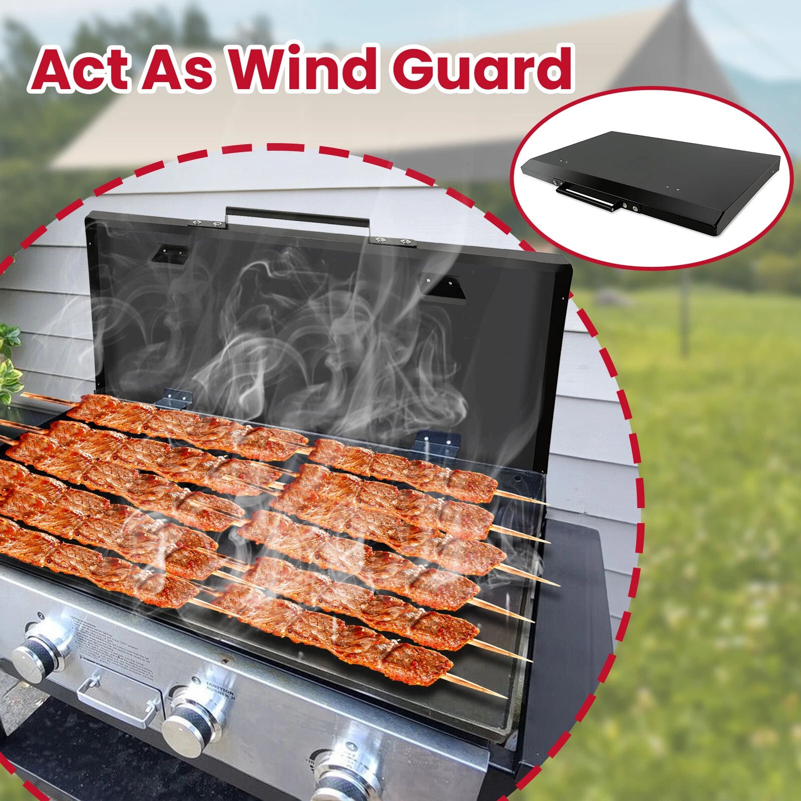 HECASA Aluminum Lid Storage Cover for Blackstone Griddle (36")