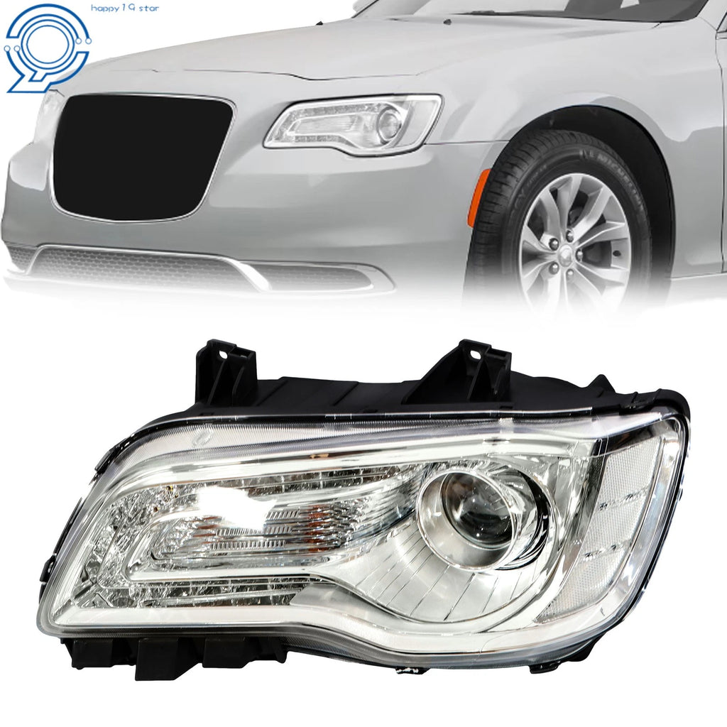 Halogen Headlight Assembly for Chrysler 300 (2018–2023) Driver LH Side