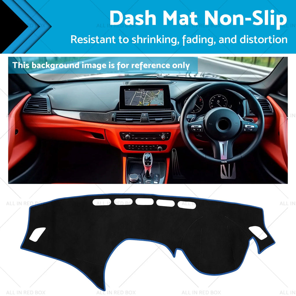 Non-Slip Dash Mat for BMW 1 Series F20 (2012–2017) Black Blue