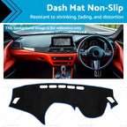 Non-Slip Dash Mat for BMW 1 Series F20 (2012–2017) Black Blue
