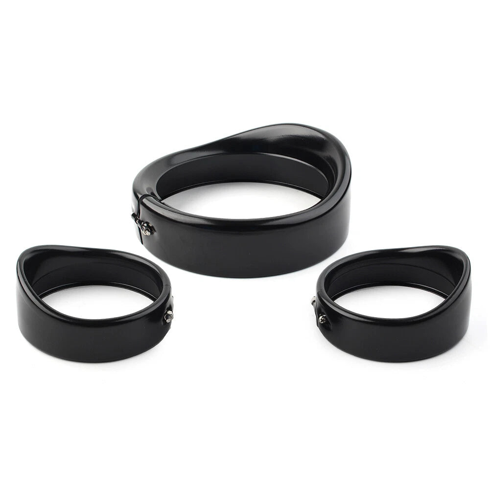 Fog Light Trim Ring Bezel Cover for Harley Touring (7" 4.5")