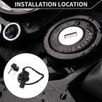 Ignition Key Switch No. 35100MY6671 for Honda XR650 XR650L (1993–2017)