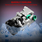 A/C Compressor with Clutch for Hyundai Sonata (2006-2008)