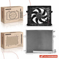 AC Condenser & Cooling Fan Assembly Kit for Mercedes-Benz ML350 (2012–2015)