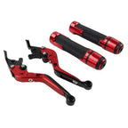 Folding Extendable Brake Clutch Levers & Handlebar Grips for Suzuki GSX1400