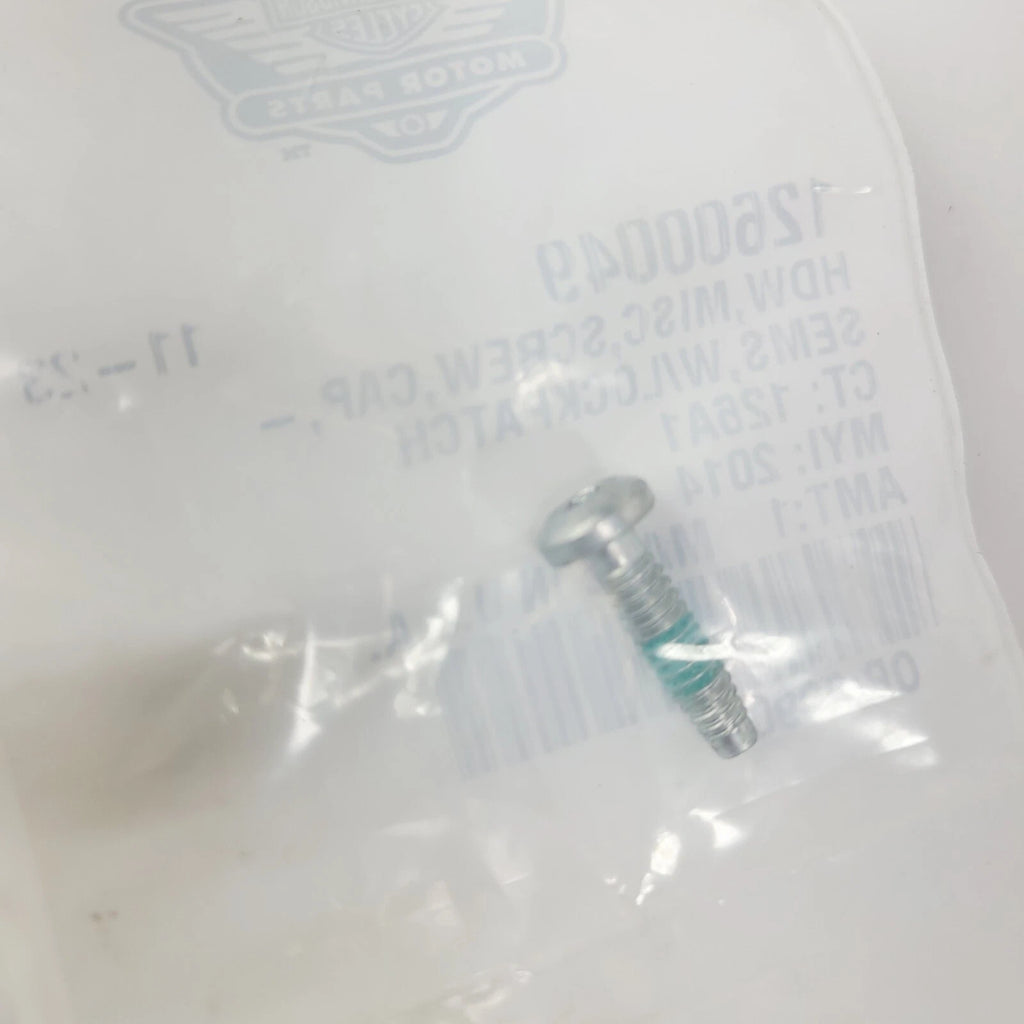 Screw with Lock Patch for Harley-Davidson (12600049)